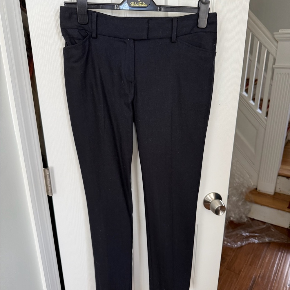 Brooks Brothers Black Straight-Leg Women's Pants